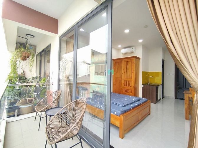 Hình ảnh Studio Nguyễn Văn Đậu_ban công siêu to_thang máy_bảo vệ 24/7