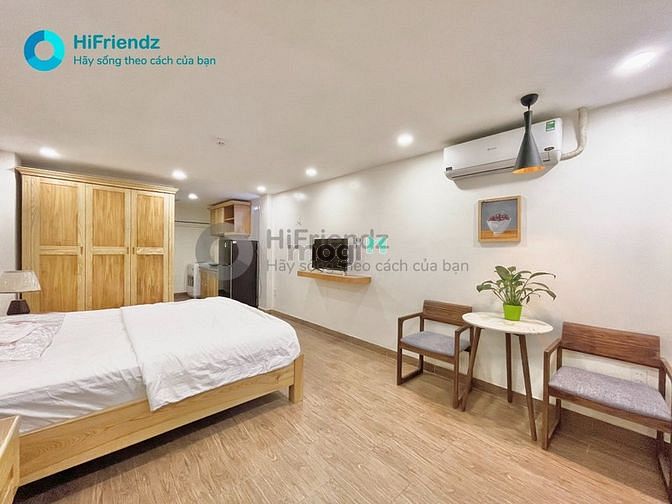 Hình ảnh Studio full nội thất - Ban công SIÊU RỘNG - TÁCH Bếp