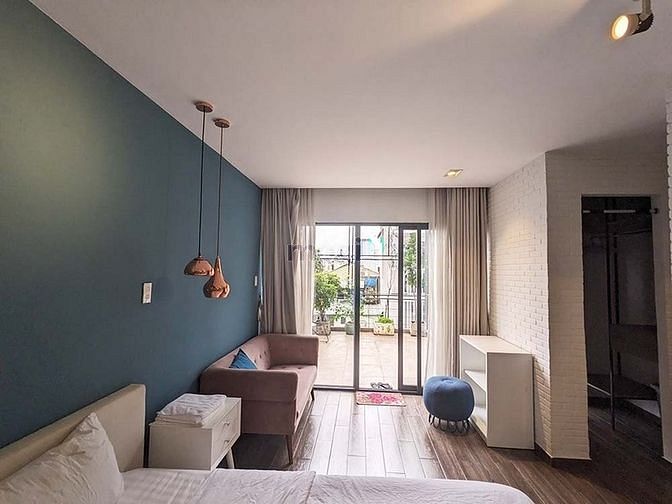 Hình ảnh Penthouse đường CMT8 Quận 10 ban công full nội thất