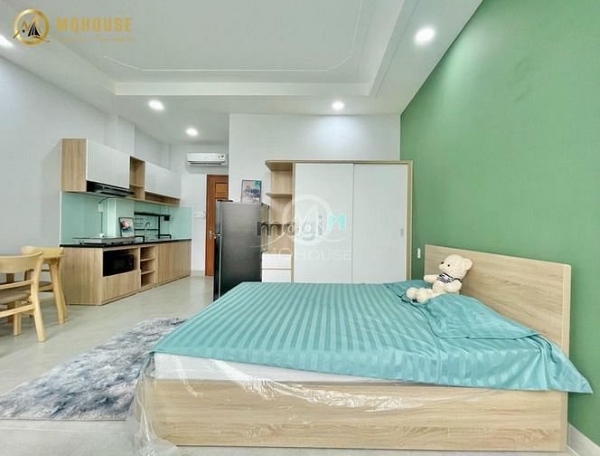 Hình ảnh Cho Thuê Căn Hộ Ngay VinCom Cộng Hoà Full Nội Thất, Ban công, Máy Giặ