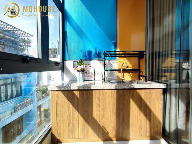 Hình ảnh Căn Hộ Cao Cấp Tách Bếp Cực Thoáng - Vân Tay Giờ Giấc Tự Do