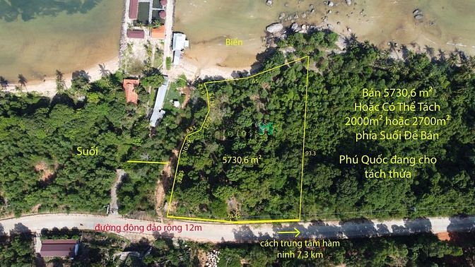 Hình ảnh 5730 m2 - 18 tr/m2 đất biển mặt tiền Hàm Ninh❤️0938 ❤️803 ❤️925