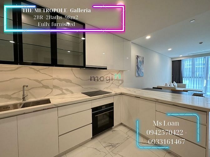 Hình ảnh Hot Cho thuê CHCC Metrople - Galleria 2PN 98m2 full NT đep