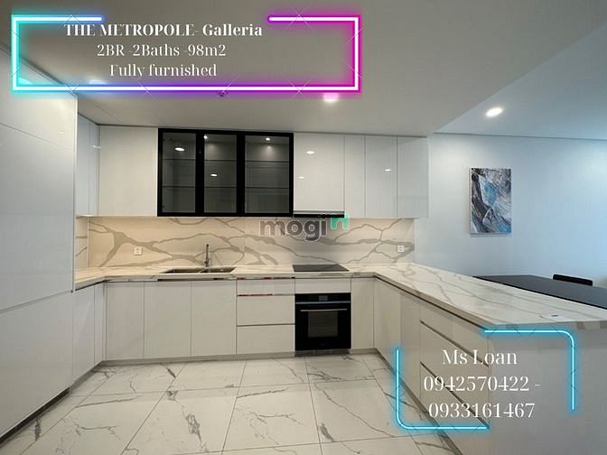 Hình ảnh Hot Cho thuê CHCC Metrople - Galleria 2PN 98m2 full NT đep