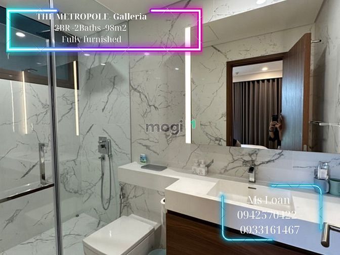 Hình ảnh Hot Cho thuê CHCC Metrople - Galleria 2PN 98m2 full NT đep
