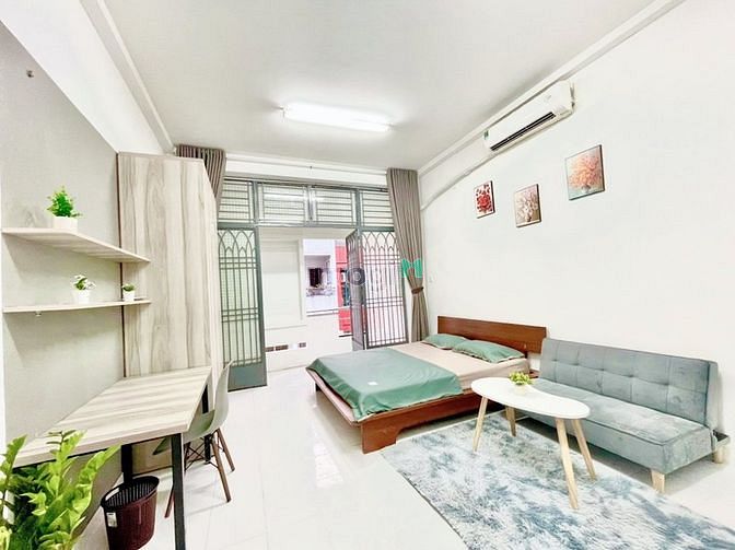 Hình ảnh Studio full nội thất ban công Nguyễn Văn Thủ Quận 1