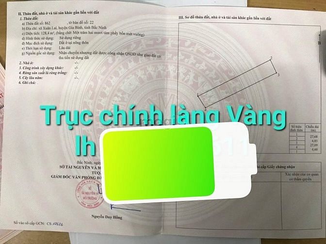 Hình ảnh QL17 đường thông rộng, làng Vàng, Xuân Lai, Gia Bình