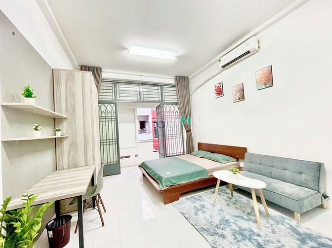 Hình ảnh Studio ban công lớn Q1 gần UEH, Thảo Cầm Viên