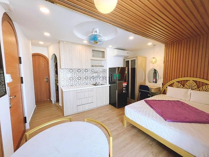 Hình ảnh Studio ban công Phạm Thế Hiển, gần cầu Nguyễn Văn Cừ, dh Sư Phạm