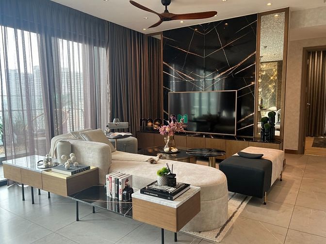 Hình ảnh Penthouse Zenity quận 1 – 202m2 đầy đủ nội thất cao cấp 4k đô