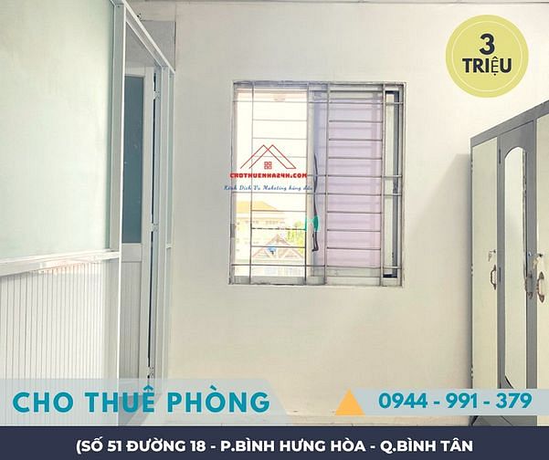 Hình ảnh Cho Thuê PHÒNG sát NGÃ 4 Phan Đăng Giảng & Đường 18, P.BHH, Q.Bình Tân