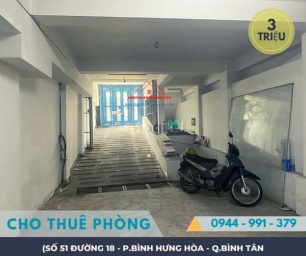 Hình ảnh Cho Thuê PHÒNG sát NGÃ 4 Phan Đăng Giảng & Đường 18, P.BHH, Q.Bình Tân