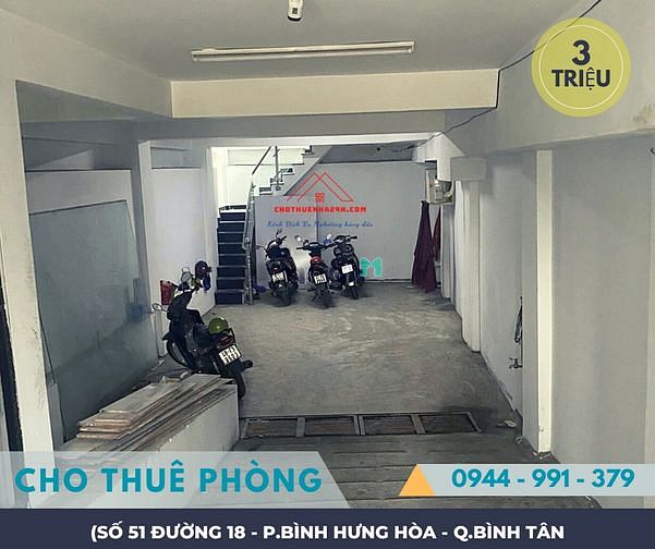 Hình ảnh Cho Thuê PHÒNG sát NGÃ 4 Phan Đăng Giảng & Đường 18, P.BHH, Q.Bình Tân