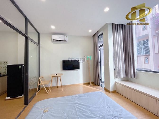 Hình ảnh Studio 1PN hiện đại bancol cửa sổ gần chợ Bà Chiểu