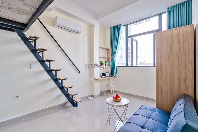 Hình ảnh Mb6623 nạp rút nhanh chóng Duplex cửa sổ lớn thoáng , gác cao Ngay chợ Lý Phục Man Quận 7