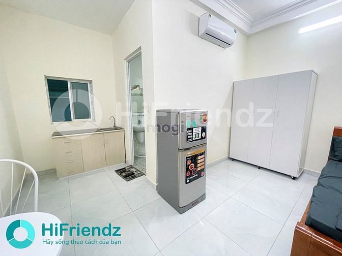 Hình ảnh Studio máy giặt riêng thoáng mát gần Etown, Lotte Cộng Hoà