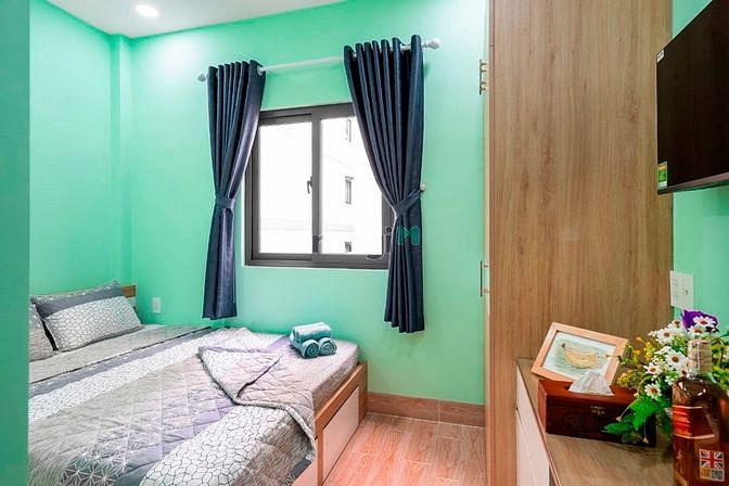 Hình ảnh Studio ban công full nội thất, giờ giấc tự do, phòng thoáng mát sạch