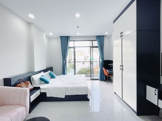 Hình ảnh Căn Hộ STUDIO Full Nội Thất, Ban Công Lớn, Gần Chợ Tân Định, Nhà thờ,.