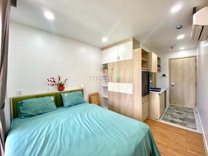 Hình ảnh Studio full nội thất, giờ giấc tự do, phòng thoáng mát sạch sẽ đẹp
