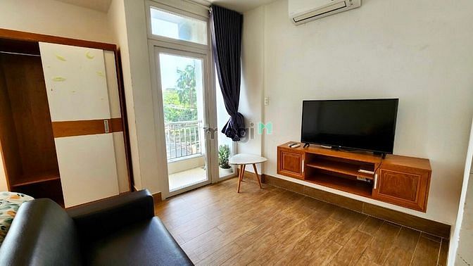 Hình ảnh Căn Hộ 1PN Ban Công, Gần Cầu Bông, Full Nội Thất