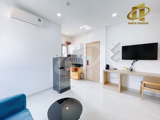 Hình ảnh Studio 40m2 của sổ lớn full nội thất _ Tôn Thât Thuyết _ Quận 1 Quận 4