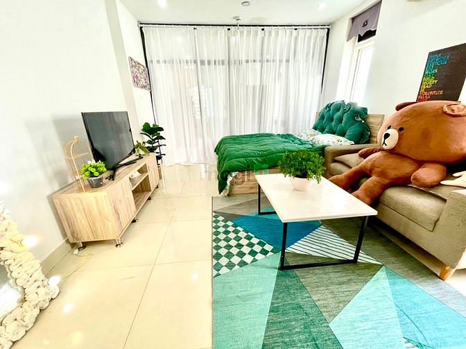 Hình ảnh 1PN vách ngăn full nội thất, giờ giấc tự do, phòng thoáng mát sạch sẽ
