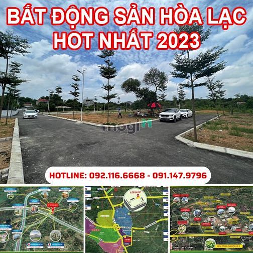 Hình ảnh Đất nền Hòa Lạc mặt Trục chính Hồ Tât-Ba Vì 40m. Vị trí đắc địa Trang MB66.COM Chính Thức - MB 66 Uy Tín