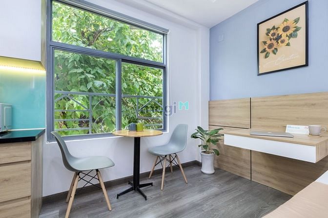 Hình ảnh CHDV Bến Nghé Quận 1 full nội thất cửa sổ lớn