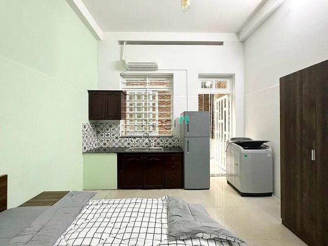 Hình ảnh Cho thuê Studio/1PN giá rẻ cách Trần Não chỉ 3p