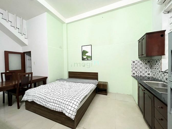 Hình ảnh Cho thuê Studio/1PN giá rẻ cách Trần Não chỉ 3p