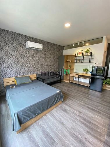 Hình ảnh Phòng studio full nội thất, ban công, máy giặt riêng, gần Phan Đăng Lu