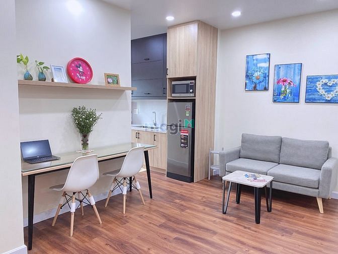 Hình ảnh 🏠🎉Cho Thuê Căn Hộ 1PN Full Nội Thất_Máy Giặt Riêng_Ban Công (có tl)