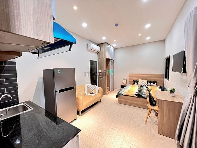 Hình ảnh 🌈Studio_New 100%_Balcony_Full nội thất_Nơ Trang Long Street🌈