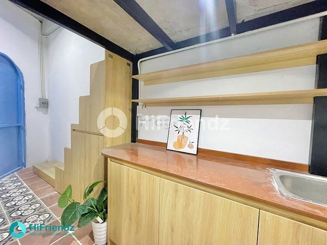Hình ảnh Căn Hộ Mini Có Gác Full Nội Thất Bancol Cửa Sổ