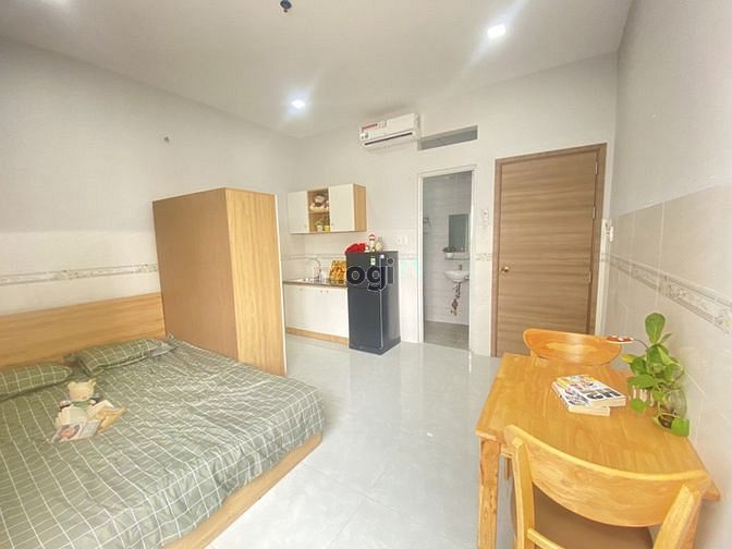 Hình ảnh Studio full nội thất balcon Âu Dương Lân, cầu Nguyễn Văn Cừ, Sư Phạm