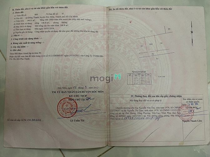 Hình ảnh Đất 10*15m full thổ cư, SAU LƯNG CHỢ Đông Thạnh & Trường tiểu học