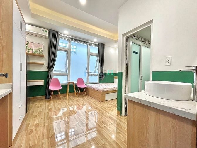 Hình ảnh Mb6623 nạp rút nhanh chóng studio cửa sổ thoáng_giá hạt dẻ_sát ĐH Hutech_full nội thất