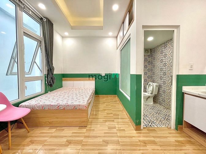 Hình ảnh Mb6623 nạp rút nhanh chóng studio cửa sổ thoáng_giá hạt dẻ_sát ĐH Hutech_full nội thất
