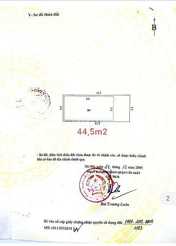 Hình ảnh Bán đất 52m2 phố Nghĩa Tân Cầu Giấy
