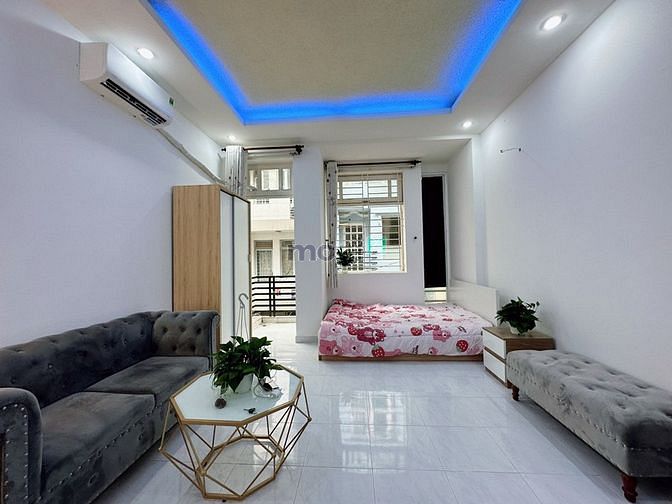 Hình ảnh CHDV STUDIO BAN CÔNG, FULL NỘI THẤT máy giặt riêng gần chợ Bà Chiểu