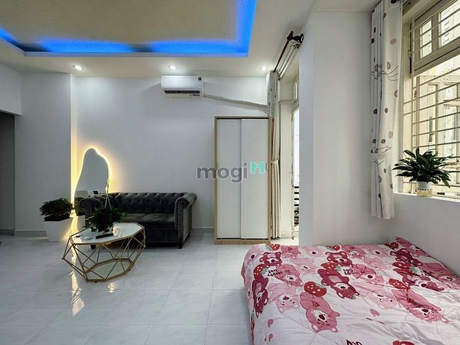 Hình ảnh CHDV STUDIO BAN CÔNG, FULL NỘI THẤT máy giặt riêng gần chợ Bà Chiểu