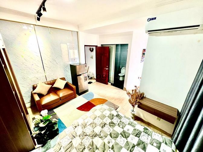 Hình ảnh Studio _ 1PN bancon full NT bancon máy giặt riêng gần chợ Thái Bình