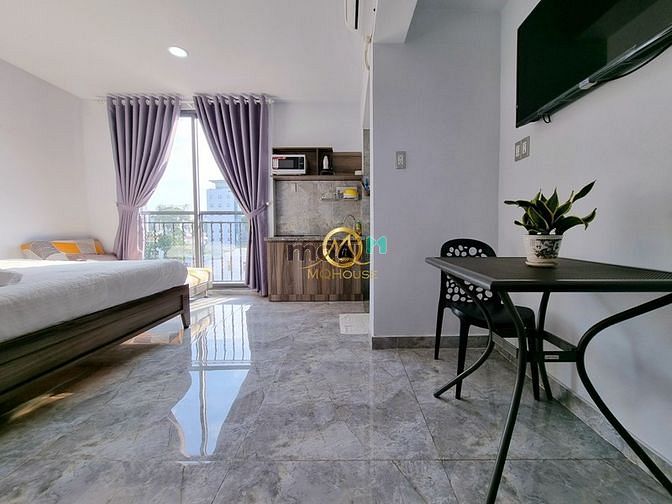 Hình ảnh 🎉Căn Hộ Studio Full NT ban công 50m2 ngay CV Lê Văn Tám Q1