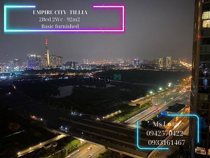 Hình ảnh Cho thuê 2PN Empire City Thủ Thiêm giá hot