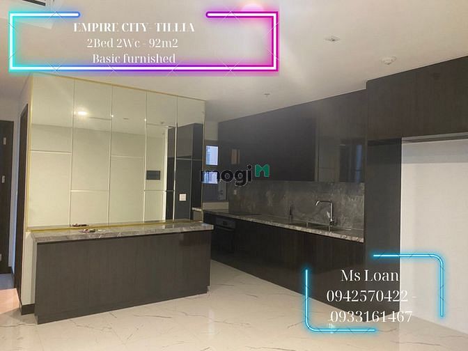 Hình ảnh Cho thuê 2PN Empire City Thủ Thiêm giá hot
