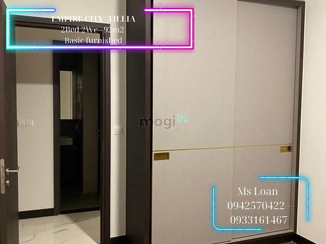 Hình ảnh Cho thuê 2PN Empire City Thủ Thiêm giá hot