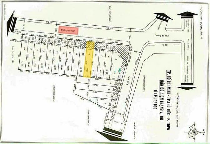 Hình ảnh Bán đất mặt tiền đường số  182. P Tăng nhơn phú A. Q9