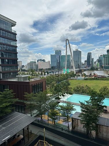 Hình ảnh Cho thuê 2 PN CREST full Nội Thất, tầng cao giá tốt 8/2023