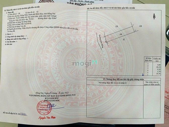 Hình ảnh Bán lô đất đẹp 80m2 khu D2D p.Thống Nhất,Biên Hoà,ĐN giá 3 tỷ xx