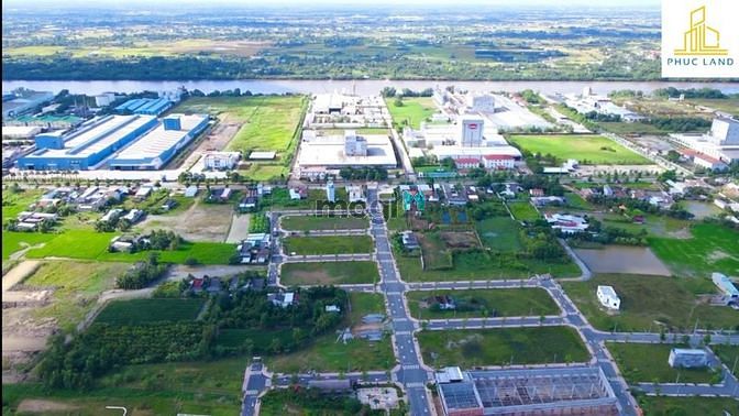 Hình ảnh Bán Lỗ gấp lô đất góc 2 MT 6M đẹp SHR KDC Long Cang đường nội bộ số 3